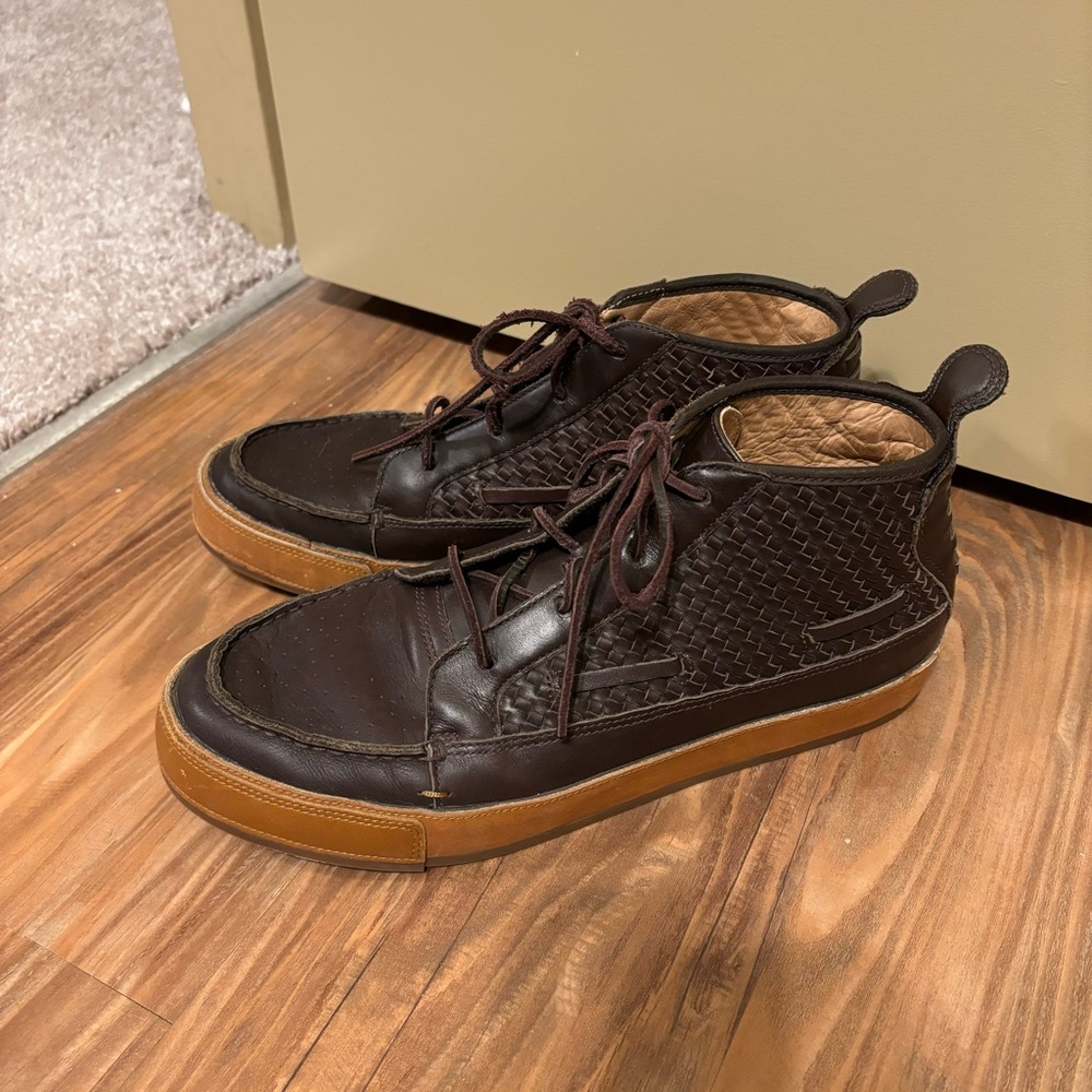Nike Aina Chukka Woven Leather High Tops Sneakers - Picture 3 of 8